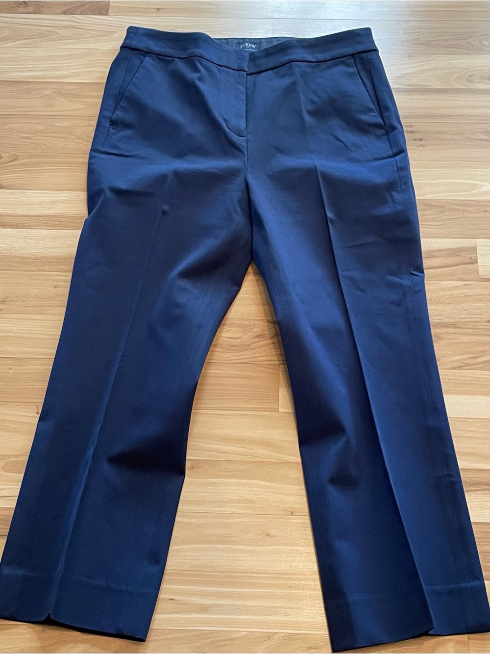 J Crew Factory Kelsey Cropped Flare Dress Pants - Size 10 EUC